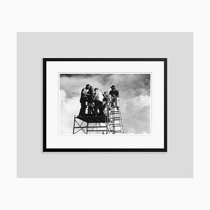 Ready to Roll Silver Fibre Gelatin Print Framed in Black by Slim Aarons