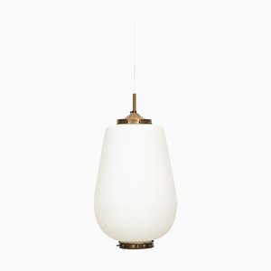 Dänische Deckenlampe von Bent Karlby für Lyfa, 1950er