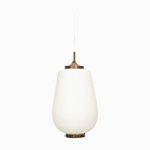 Danish Ceiling Lamp by Bent Karlby for Lyfa, 1950s
