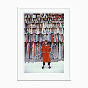 Princess Ruspoli Oversize C Print Framed in White by Slim Aarons