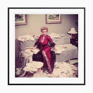 Fan Mail Oversize C Print Framed in Black by Slim Aarons