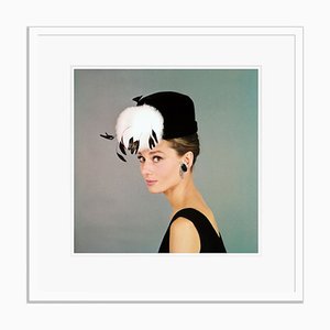 Audrey Hepburn Framed in White