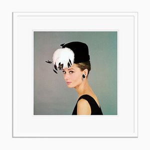 Cadre Audrey Hepburn Blanc