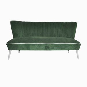 Mid-Century Green Sofa