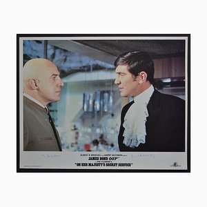 James Bond 007 en el servicio secreto Su Majesty's Lobby Card, UK, 1969