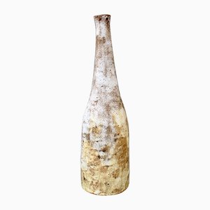Jarrón botella Mid-Century francés de cerámica de Alexandre Kostanda, años 60