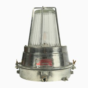 Vintage Chrome-Plated Metal Boat Wall Light