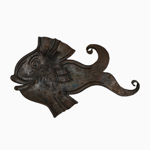 Forged Iron Ashtray in the Shape of a Fish, Vienna, 1960s