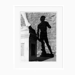 Davids Shadow Oversize Archival Pigment Print Framed in White by Für Kunst Und Geschichte