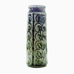 Dänische Vintage Keramik Vase von L Hjorth