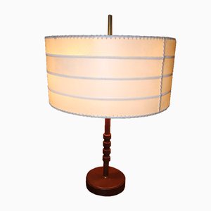 Lámpara de mesa al estilo de Jacques Adnet, años 60