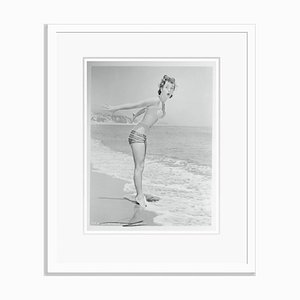 Imprimé Pigmentaire Encadrée Debbie Reynolds Blanc par Bettmann