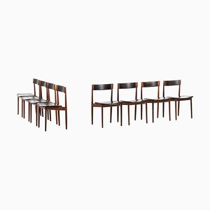 Rosewood Model 39 Dining Chairs by Henry Rosengren Hansen for Brande Møbelfabrik, 1960s, Set of 8