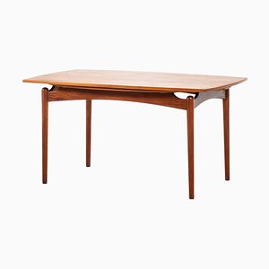 Mesa de comedor danesa al estilo de Finn Juhl, años 50