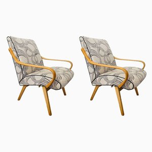 Fauteuils Vintage par Jaroslav Smidek pour TON, République Tchèque, 1960s, Set de 2