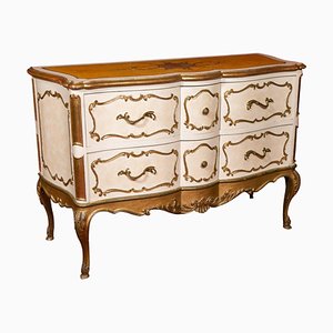 Italian Painted and Gilded Commode, 1950s