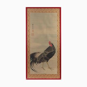 Kakenano of a Silk Painted Rooster