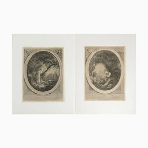 19th Century Steel Engravings, Set of 2