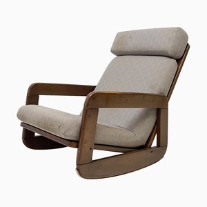 Rocking Chair Mid-Century Tchécoslovaque, 1960s