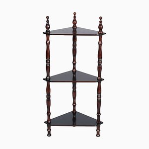 19th-Century Italian Ebonized Walnut Shelf