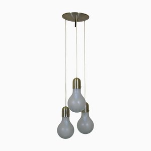 3-Leuchten Deckenlampe von Stilux Milano, 1960er