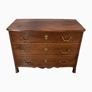 18th Century Louis XIV Chest of Drawers in Elm