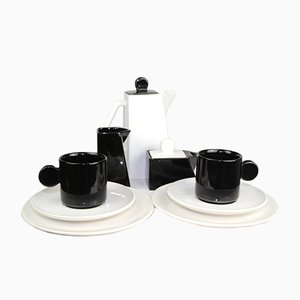 Coffee Service for 2 People, 1980s, Set of 11