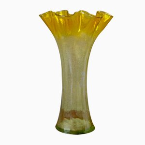 Large Yellow Corolle Vase, 1970s