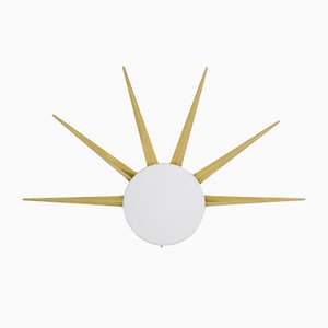 Dawn Solare Collection Decken- oder Wandlampe aus transparentem Chrom von Design for Macha