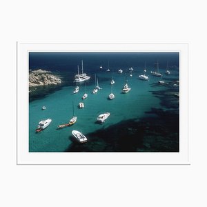 Cavallo Coast Oversize C Print Framed in White by Slim Aarons