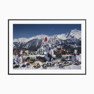 Culinary Heights Oversize C Print Framed in Black di Slim Aarons