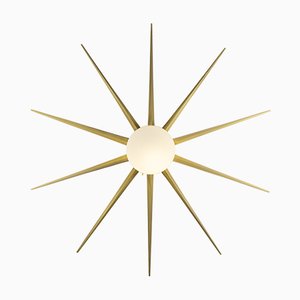Fireworks Solare Collection Chrome Lucid Ceiling or Wall Lamp from Design for Macha