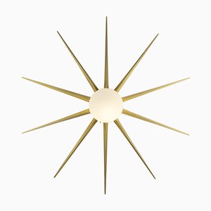 Fireworks Solare Collection Decken- oder Wandlampe aus transparentem Chrom von Design for Macha