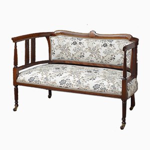 Late Victorian Mahogany Sofa
