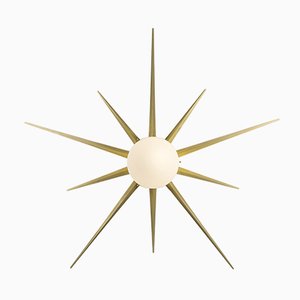 Capri Solare Collection Chrome Lucid Ceiling or Wall Lamp from Design for Macha