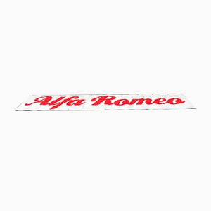 Póster publicitario italiano vintage de 5 metros de Alfa Romeo, años 80