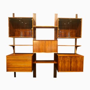 Rosewood Wall Unit by Poul Cadovius, 1960s