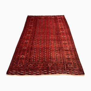 Grand Tapis Tribal Village Vintage Rouge et Noir, Afghanistan, 1950s