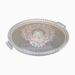 Lead Crystal Fabiola Cake and Pie Plates from Walther Glas, 1970s, Set of 2