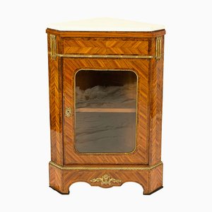 French Louis XVI Style Corner Cabinet from Hopilliart