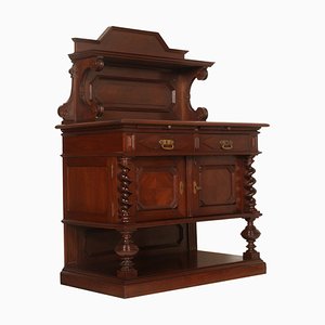 Late 19th-Century Carved Chestnut Buffet