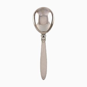 Georg Jensen Cactus Serving Spoon in Sterling Silver, 1940s