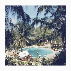 French Leave Hotel Oversize C Print Framed in White by Slim Aarons