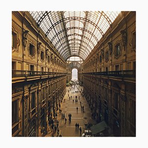 Galleria Vittorio Emanuele Oversize C Print Framed in Black by Slim Aarons