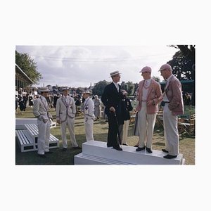 Henley Regatta Oversize C Print Framed in Black by Slim Aarons