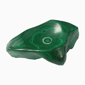 Cendrier Mid-Century en Malachite