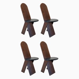 Chairs by Marco Zanuso for Poggi, 1970s, Set of 4