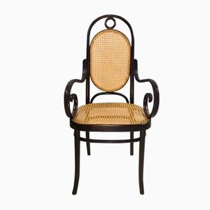 Long John Armlehnstuhl aus Bugholz Nr. 17 von Michael Thonet, 1962