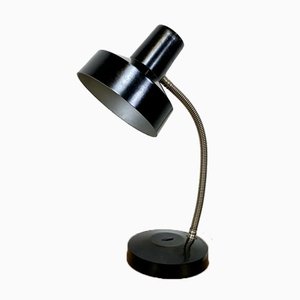 Lámpara de mesa de baquelita negra de Elektrosvit, años 60