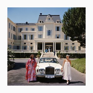 Hotel Du Cap-Eden-Roc Oversize C Print Framed in White by Slim Aarons